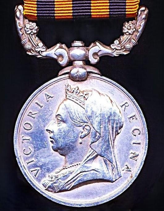 British South Africa Company 1890-97. With 'Rhodesia 1896' reverse (Troopr E. H. Rouse. Gifford's Horse)