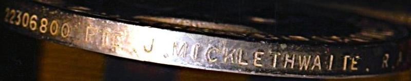 A Korean War campaign medal pair: Private J. Micklethwaite, Royal Army Ordnance Corps