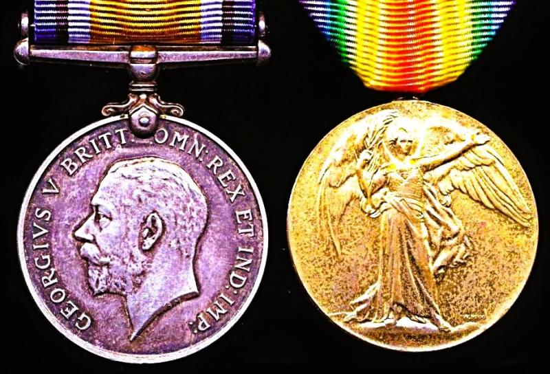 A Great War 'Western Front' Yeomanry medal pair: Private William Burnett, 1st/1st Yorkshire Dragoons (Queens's Own)