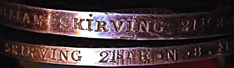 A Scottish and New Zealand Interest Crimean War campaign medal pair: Private William Skirving 21st Royal North British Fusiliers