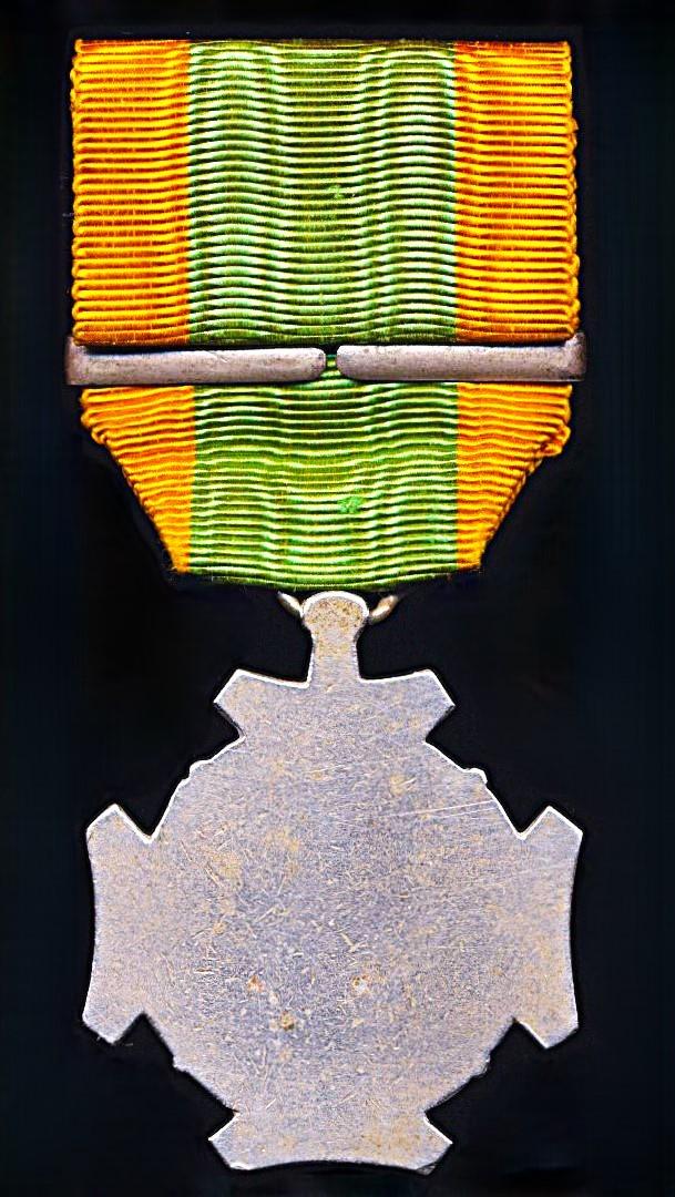 Netherlands Expeditions Cross (Expeditie-Kruis). 1st Type Portrait Obverse. With 1 x clasp (or 'Gespen') 'Boni 1859'