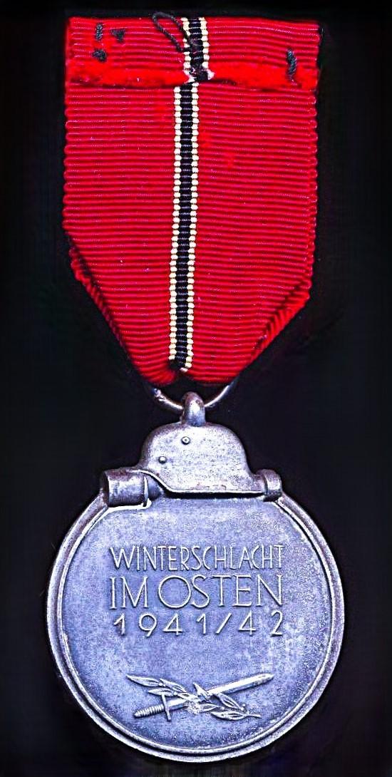 Germany (Third Reich): Winter Battle in the East 1941-2 (Ostmedaille). With maker mark '25'. Popularly referred to as the 'Eastern Front Medal', or 'Winter War Medal'