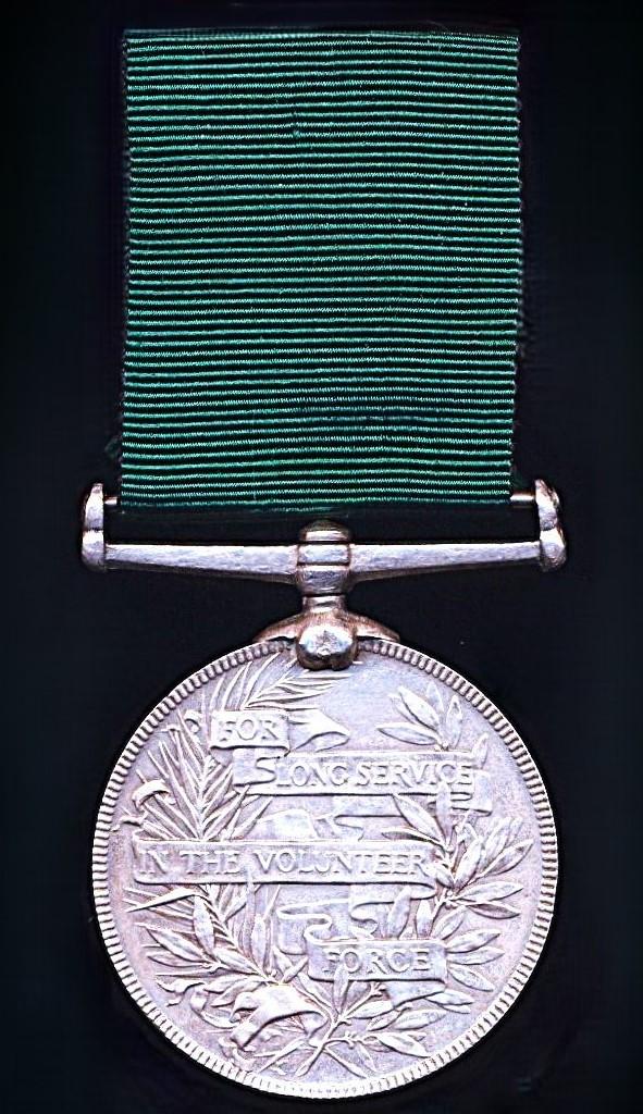 Volunteer Long Service Medal (India & Colonies). Victorian issue (Sergt H. J. Collins. E.I.Ry: Vol: Rifles)