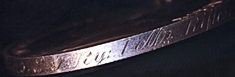 Volunteer Long Service Medal (India & Colonies). Victorian issue (Sergt H. J. Collins. E.I.Ry: Vol: Rifles)