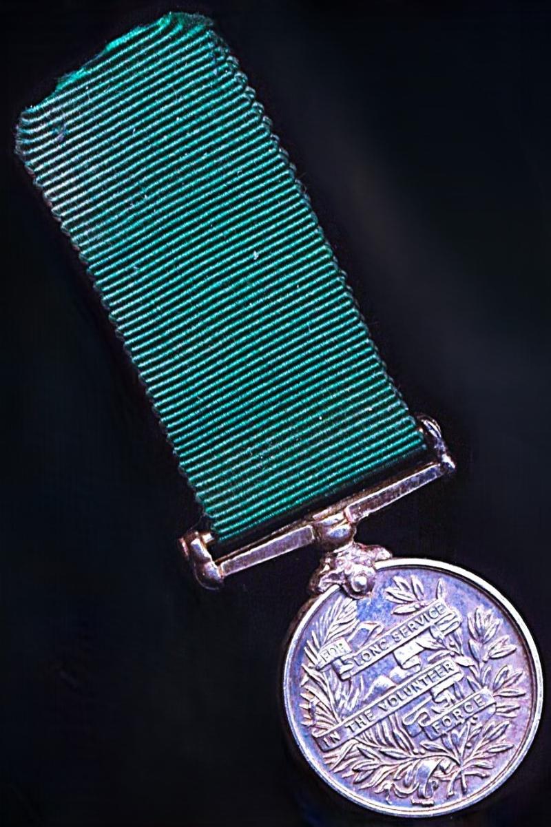 Volunteer Force Long Service Medal (India & Colonies - Imperial issue). Victoria issue with ‘Victoria Regina et Imperatrix’ legend