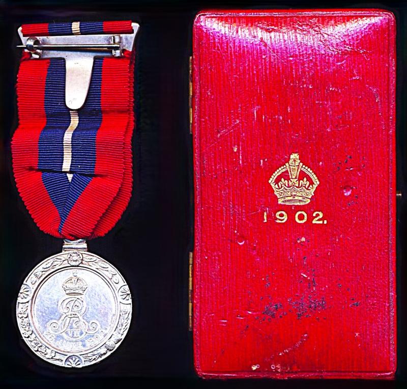 Coronation Medal 1902. Mayor's & Provost's issue. In case of issue