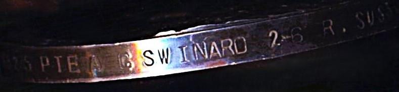 India General Service Medal 1908-35. GV , 1st type silver issue with clasp 'Afghanistan N.W.F. 1919' (265295 Pte A G Swinard 2-6 R. Suss. R.)