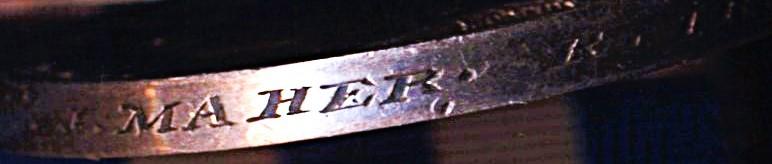 Egypt & Sudan Medal 1882-1888. With clasp 'Tel-el-Kebir' (2252 Pte. J. Maher. 2/R. Ir:R.)