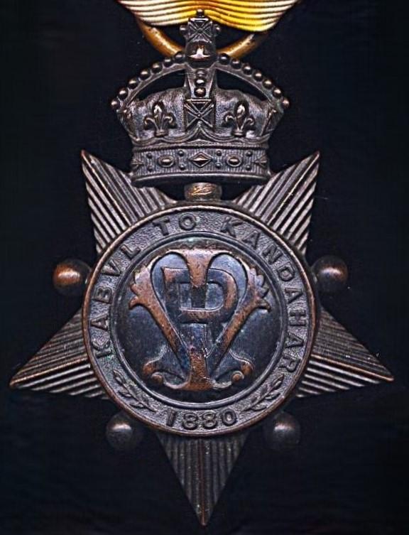 Kabul to Kandahar Star (1379 Sergt. J. Chrismas 9th. Lancers)