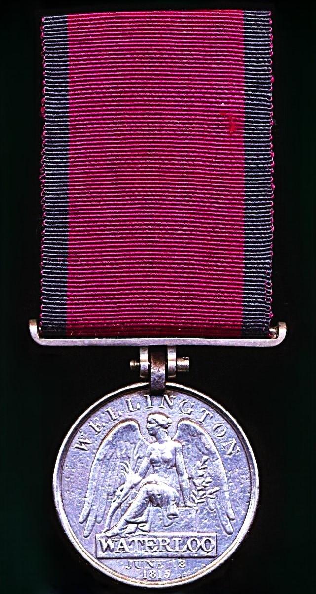 Waterloo Medal 1815 (William Hilliard, 42nd or R.H. Reg. Infantry.)