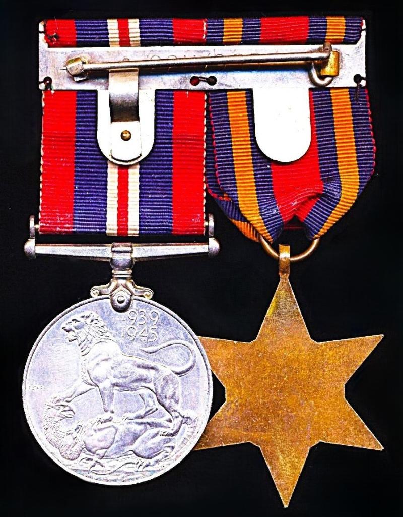 An un-named and un-attributed Second World War 'Burma Campaign' medal pair