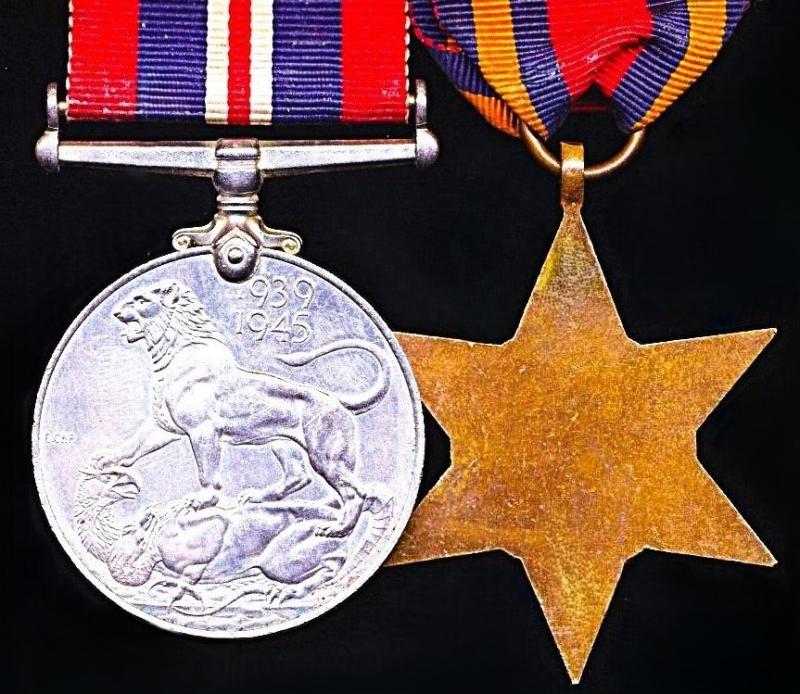 An un-named and un-attributed Second World War 'Burma Campaign' medal pair