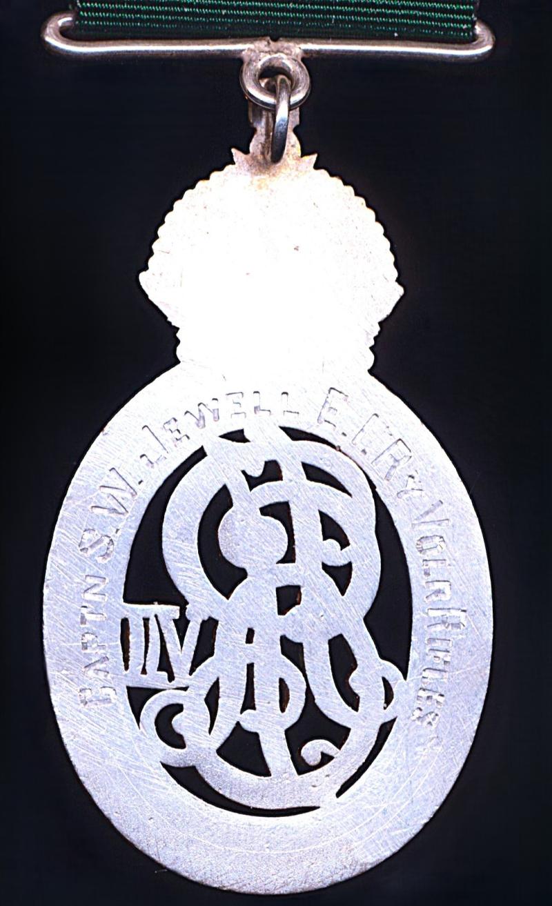 An India born 'Son of Empire' & Railwayman's Indian Volunteers Long Service and Delhi Durbar Medal Pair: Captain Samuel Witherow Jewell, V.D., East Indian Railway Volunteer Rifles