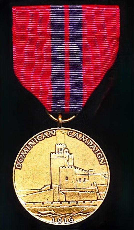 United States: Dominican Campaign Medal 1916. United States Marine Corps reverse