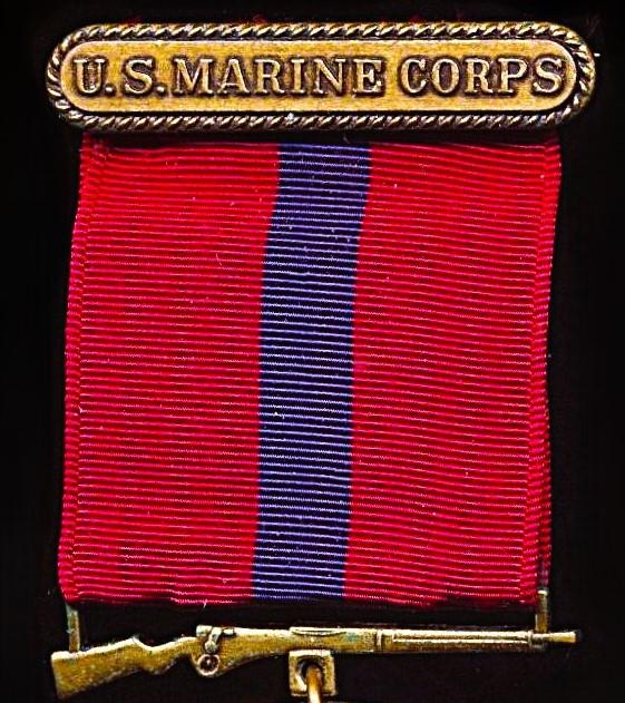 United States: Marine Corps Good Conduct Medal. 1st type. With integral 'U.S. Marine Corps' top brooch bar