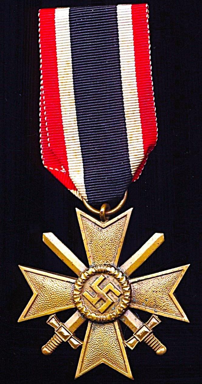 Germany (Third Reich): War Merit Cross (Kriegsverdienstkreuz). 2nd Class. With swords. With makers mark '74'