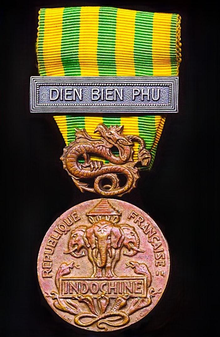 France: Indochina Campaign Medal 1945-1954. With clasp 'Dien Bien Phu'