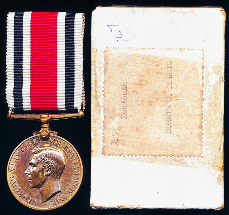 Special Constabulary Long Service Medal. GVI first type (Morris C. Morris)