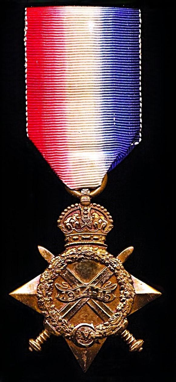 1914-15 Star (L-3499 Pte. J. C. Yates. 21st. Lrs.)