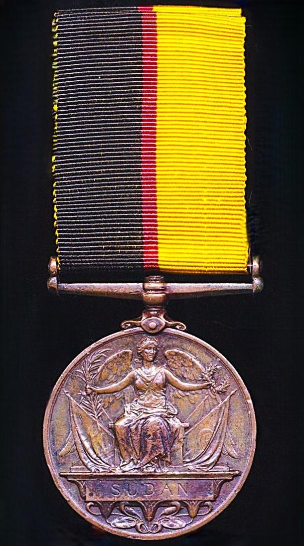 Sudan Medal 1896-98. Bronze issue (Langri. Indar. 1st Bo: Lancers.)