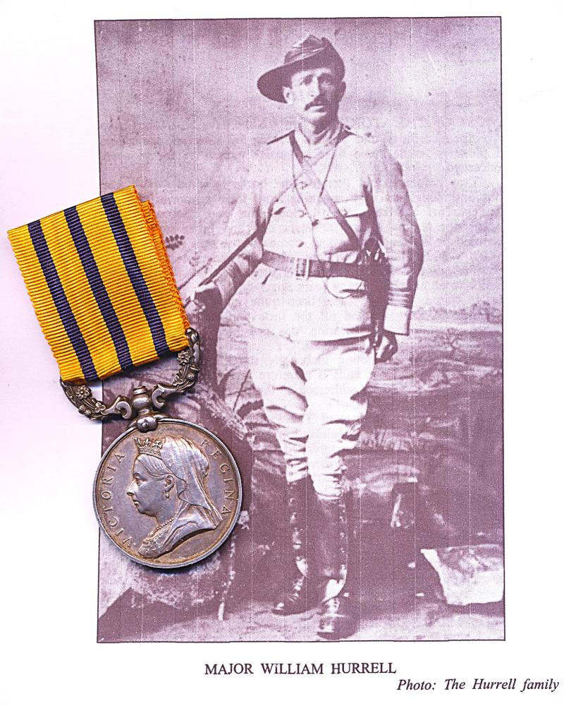 British South Africa Company 1890-97. With 'Rhodesia 1896' reverse (Troopr H A C Hurrell Gwelo Vol)