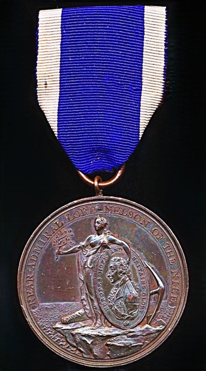 Alexander Davison’s Medal for The Nile 1798. Copper issue for 'Ratings'