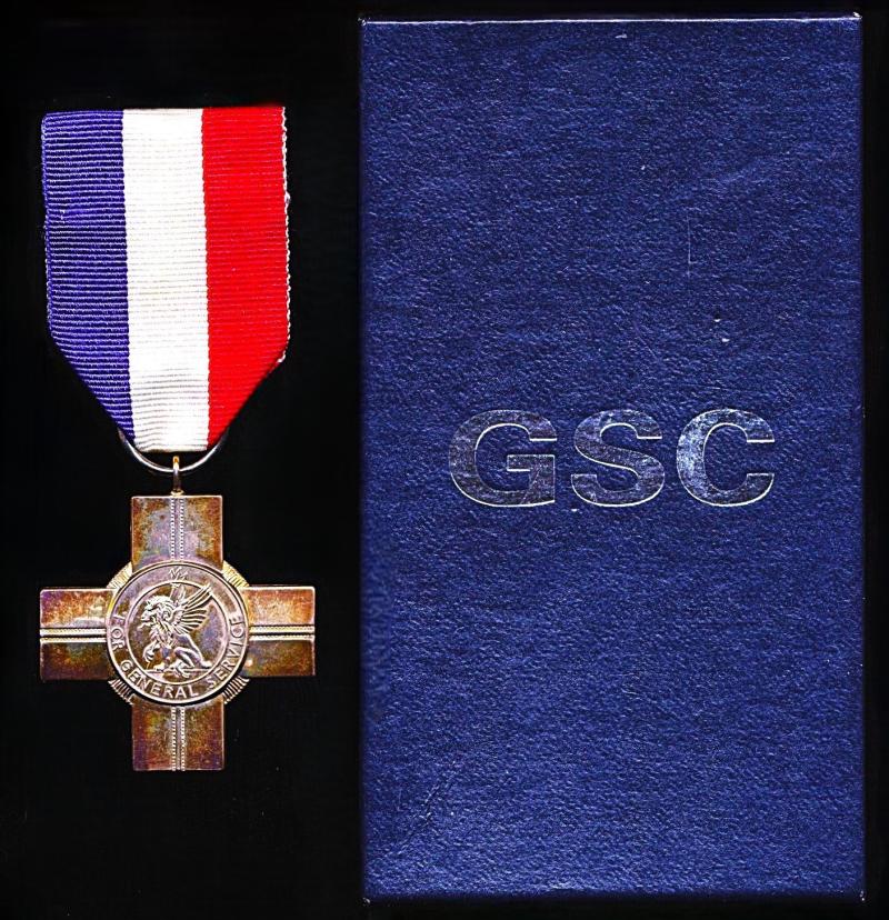 General Service Cross: Hallmarked silver