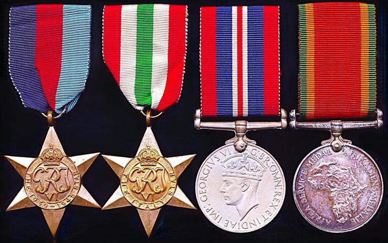 A South African Nurse's Second World War Italy Campaign medal group  of 4: Senior Probationary Nurse Winifred E. Sweet, South African Military Nursing Service
