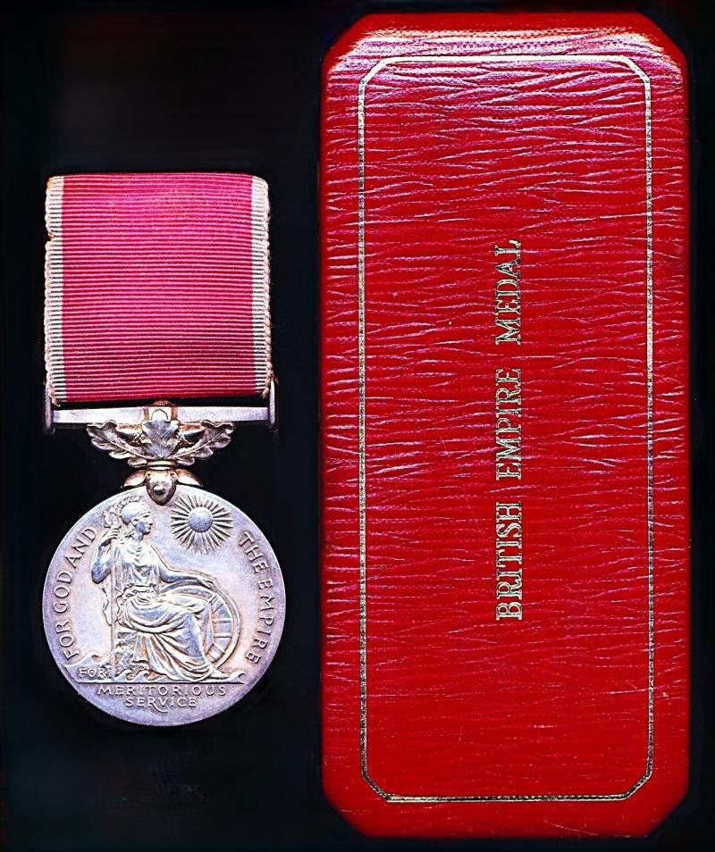 British Empire Medal (Civil). EIIR reverse (Robert George Hancock)