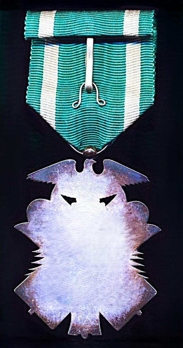 Japan (Showa era): Order of the Golden Kite. 7th Class breast badge. Silver