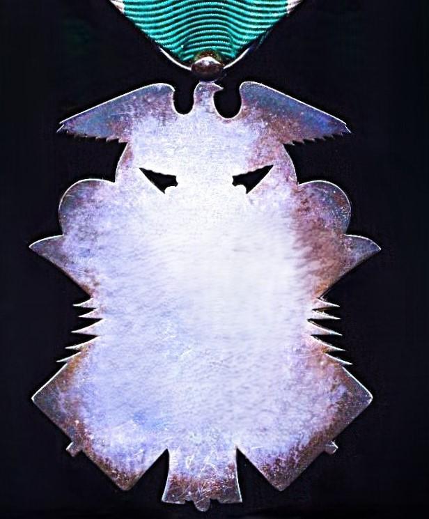 Japan (Showa era): Order of the Golden Kite. 7th Class breast badge. Silver