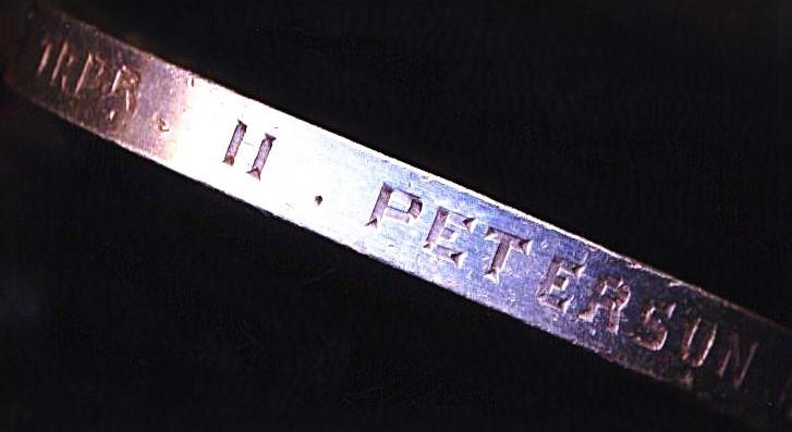 British South Africa Company Medal 1890-97. Reverse 'Rhodesia 1896'. No clasp (Trpr H. Peterson. Robertsons. C.B.C.)