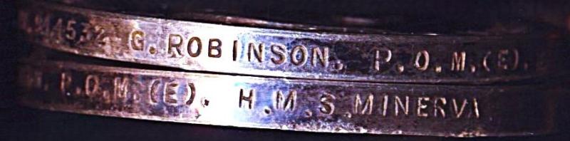 A Naval Petty Officer's campaign and long service medal pair: Petty Officer Mechanician G. Robinson, Royal Navy