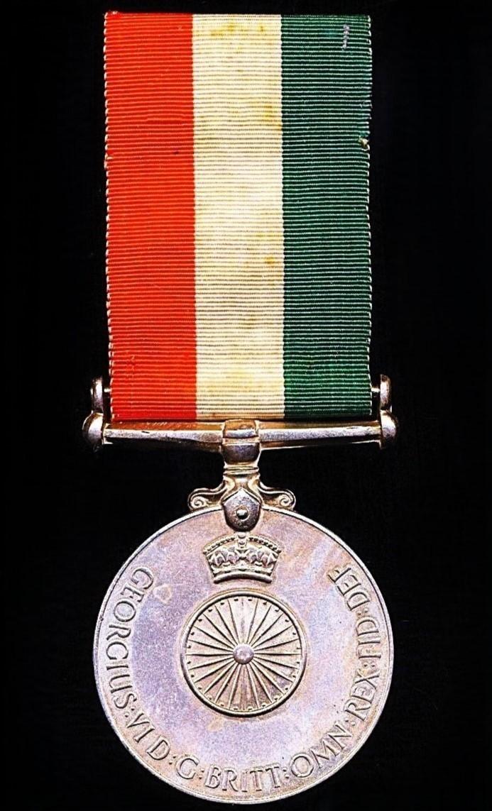 A most interesting & scarce Second World War, long service & Indian Independence Medal group of 5 to a Germany born naturalized British Officer of the Jewish faith: Major Edgar Stuart Straus, Royal Electrical and Mechanical Engineers
