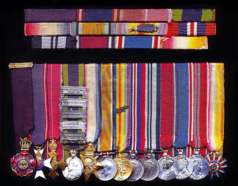 The 'Unique' miniature medal group of 13 to a British Professional Soldier turned Actor & Author: Major-General Ronald Cardew Duncan, C.I.E., M.V.O., O.B.E., Commandant Jodhpur States Forces, late Commandant 2nd Battalion 5th Royal Gurkha Rifles