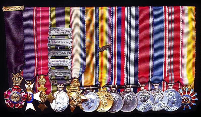 The 'Unique' miniature medal group of 13 to a British Professional Soldier turned Actor & Author: Major-General Ronald Cardew Duncan, C.I.E., M.V.O., O.B.E., Commandant Jodhpur States Forces, late Commandant 2nd Battalion 5th Royal Gurkha Rifles
