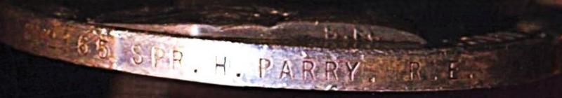 Army Long Service & Good Conduct Medal. GV 2nd issue (1862165 Spr. H. Parry. R.E.)