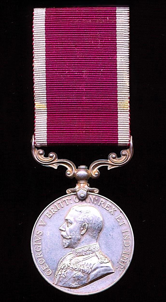 Army Long Service & Good Conduct Medal. GV 1st issue (4213 F. of W. Q.M. Sjt: G. A. Baldwin. R.E.)