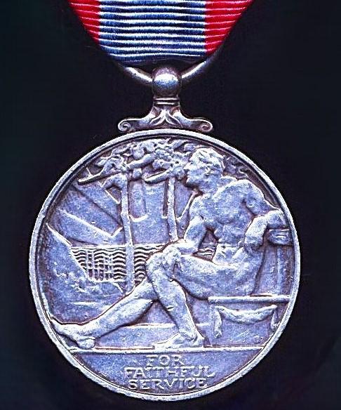 Imperial Service Medal, GVI 1st issue (Francis Charles Miller.)
