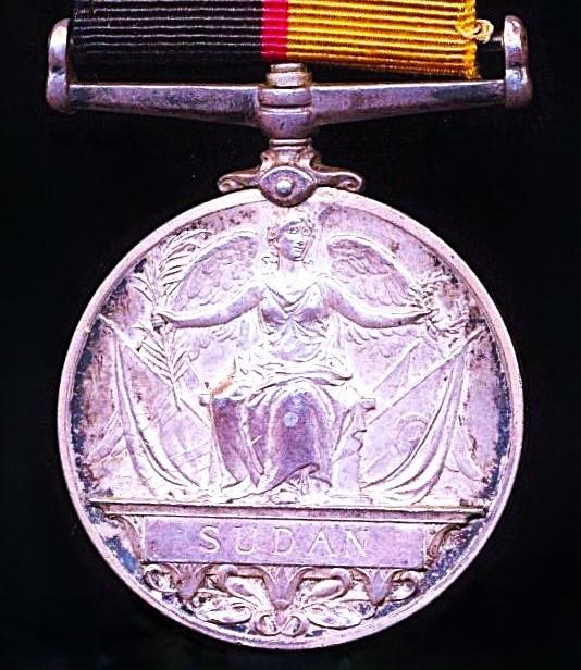 Sudan Medal 1896-1908. Silver issue (687. Naik. Kuppusami. 1/Madras.S & M.)