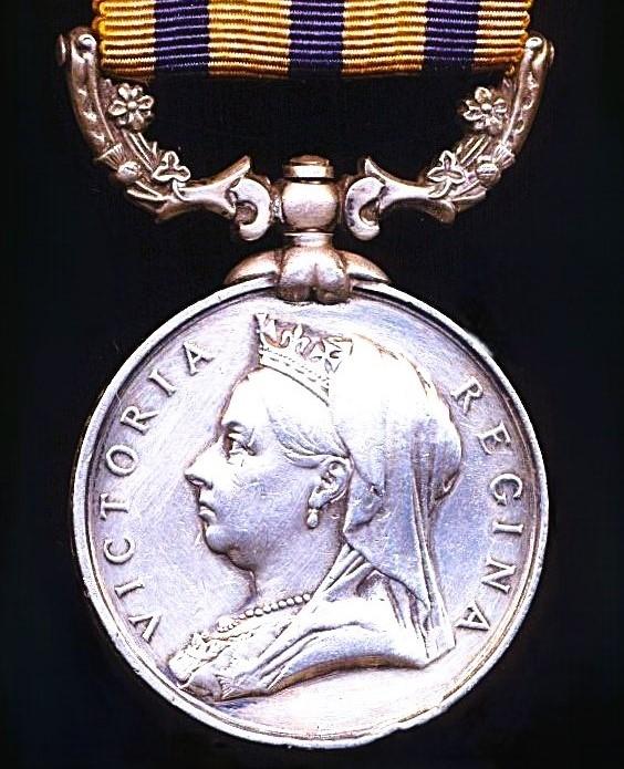 British South Africa Company Medal 1890-97. Reverse 'Rhodesia 1896'. No clasp (Sergt. J. J. Willmott. Robertsons. C.B.C.)