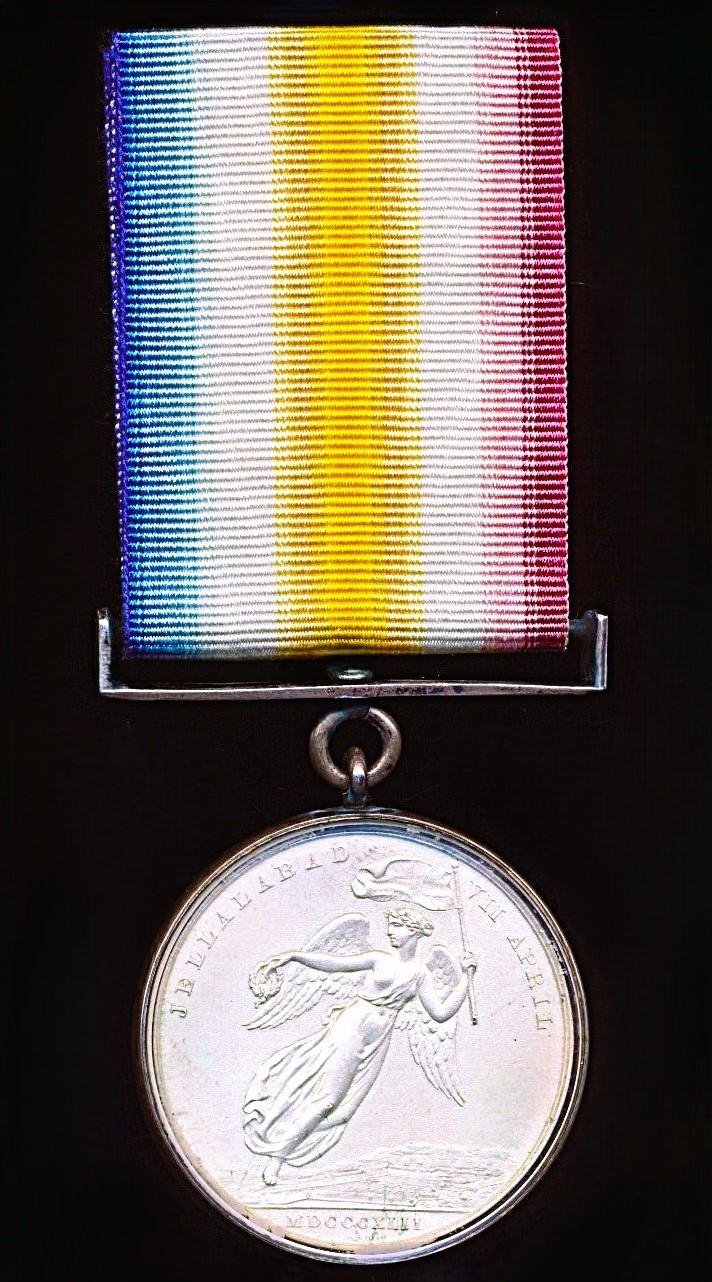 Jellalabad Medal 1842. 'Victoria Vindex' obverse legend, with second type 'Flying Victory' reverse.
