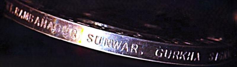 A campaign medal pair for the Malaya Emergency and Indonesian Confrontation: Sergeant Rambahadur Sunwar, Gurkha Signals