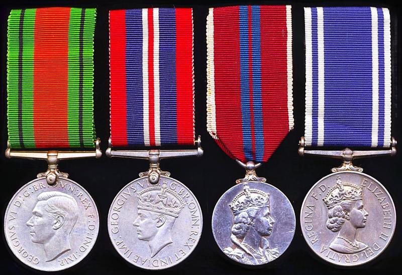Norwich / Norfolk 'Woman Police Constable' local interest Second World War, Queen Elizabeth Coronation Medal and Police Long Service Medal group of 4: Constable Ivy Louise Middleton