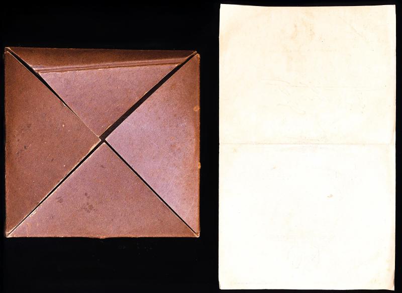 Great War Memorial Plaque Ephemera: Condolence Letter & Plaque Card Cover