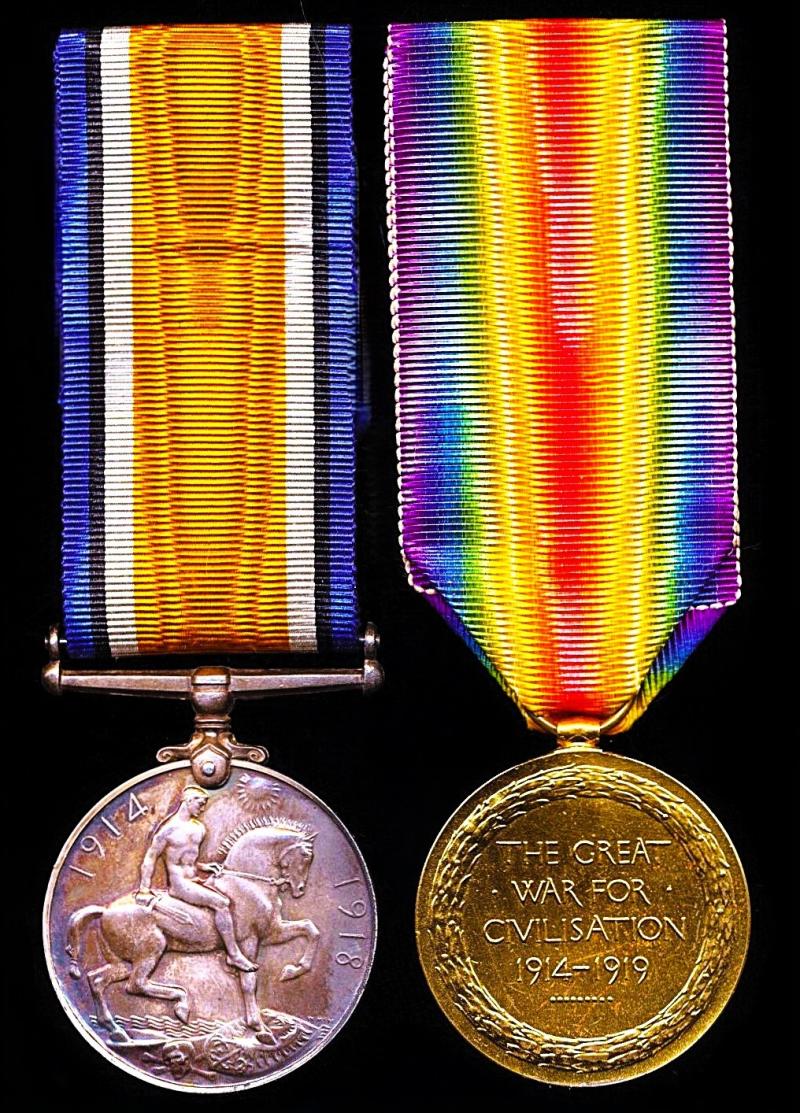 A Maidstone 'Man of Kent' interest, 'Bangalore, India' Great War casualty medal group of two together with companion Memorial Plaque: Private Herbert Hood, 596th Motor Transport Company, Army Service Corps