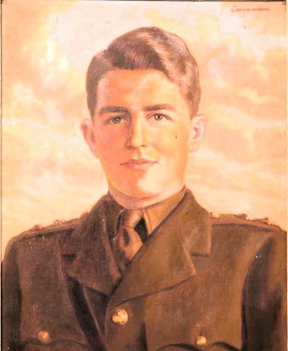 Portrait in Oils: Lieutenant John Andrew Cardew Duncan (1924-1945), late Kings Company, 1st Battalion Grenadier Guards. Died of Wounds at Liberation of Aalten, Netherlands, 30 March 1945