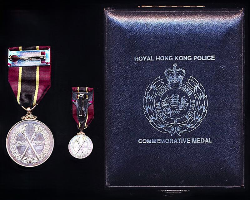 Hong Kong Colony: The Royal Hong Kong Police Commemorative Medal 1996 (A. R. Herniman, IP UI 27566)