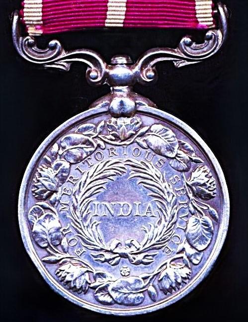 India Meritorious Service Medal,. EDVII issue (6 Kot Dufdr. Nawal Khan 30th. Mule Corps)