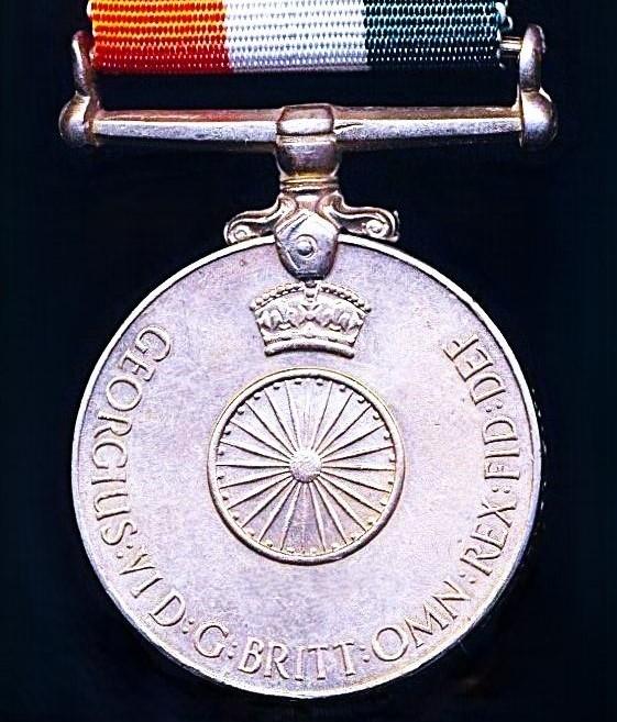India (Dominion): Independence Medal 1947 (2549 Spr. Jarnail Singh, Faridkot S.F.)